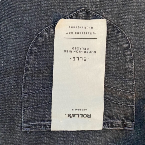 NWT Rollas Elle Jeans in Comfort Smoke - Size 27 - Picture 9 of 11